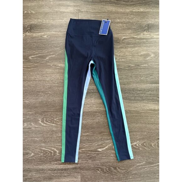 NWT Addison Bay Luxe Sport High-Rise League Legging Multi Navy XS MSRP $108 - Picture 7 of 11